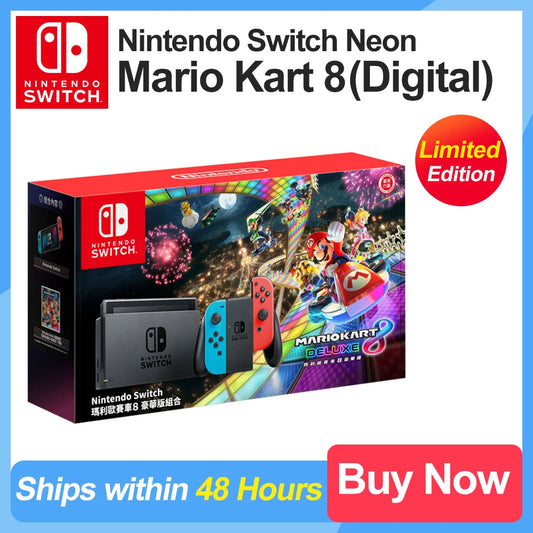 Nintendo Switch Mario Kart 8 Digital Game Console | 6.2 Inch LCD Screen | 3 Game Modes | Multiple Color Options